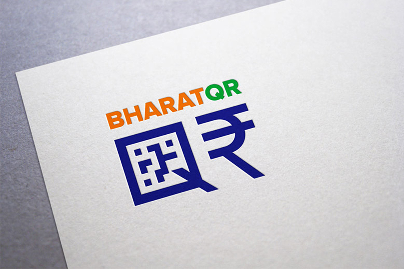 印度无印度无现金收付机构Bharat QR品牌启用全新标志设计-深圳VI设计2