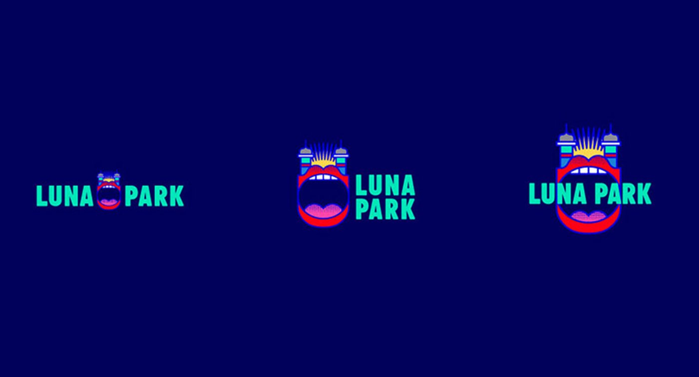 墨尔本月神公园（Luna Park）更新全新的标志设计-深圳VI设计4