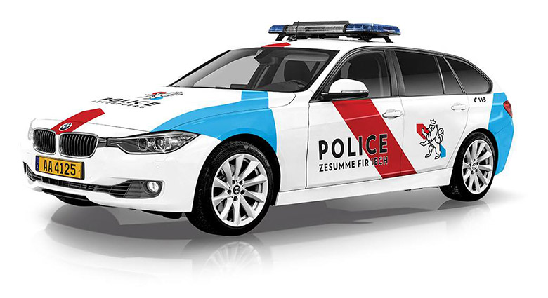 卢森堡警察局推出全新的品牌VI形象设计-深圳VI设计9