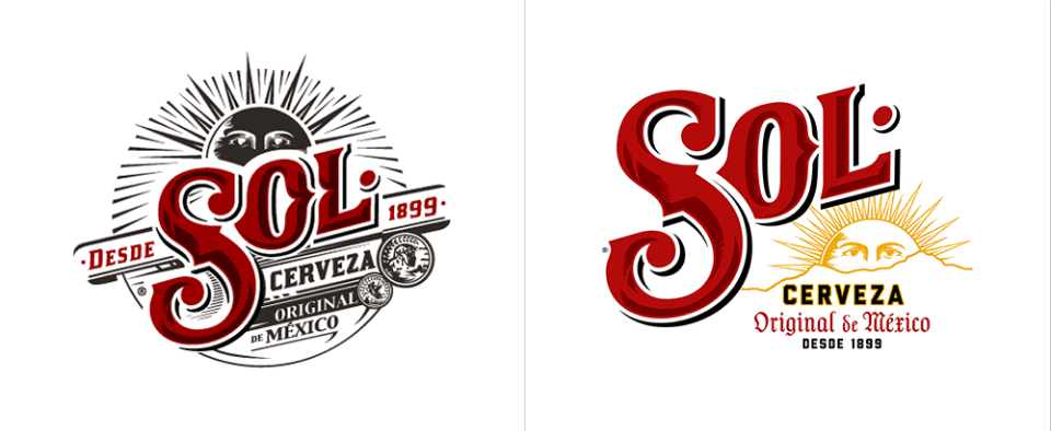 墨西哥太阳牌(sol)啤酒启用全新的品牌logo和包装设计1