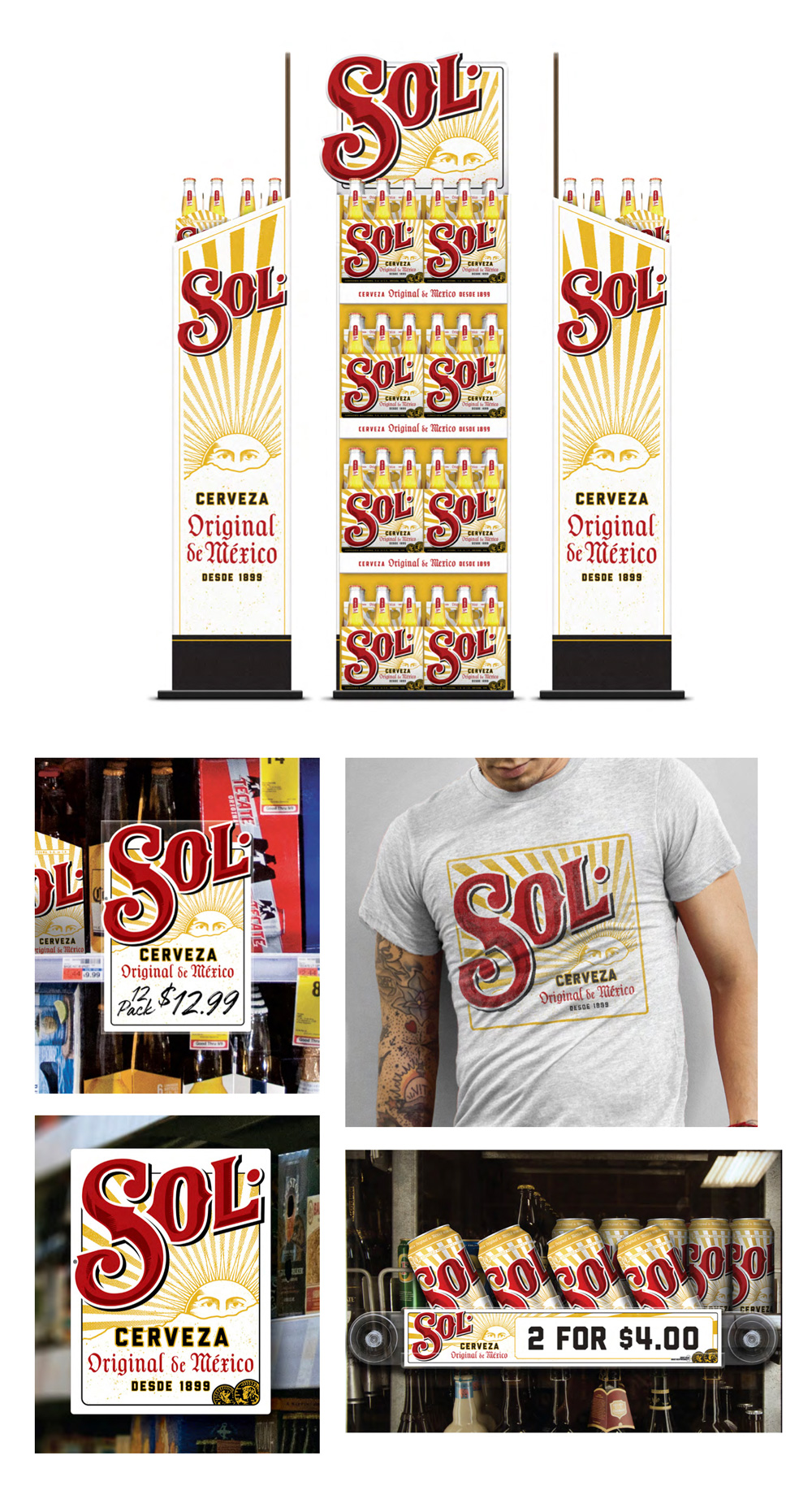墨西哥太阳牌(sol)啤酒启用全新的品牌logo和包装设计8