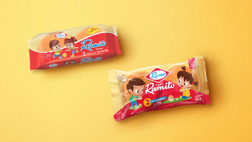 哥伦比亚Ramo食品品牌启动全新的logo和包装设计9
