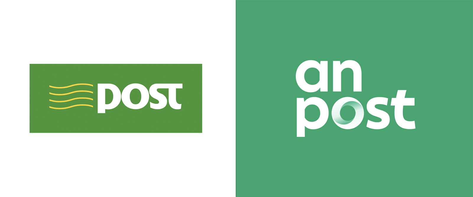 An Post 爱尔兰邮政启用全新的logo和vi形象-深圳vi设计