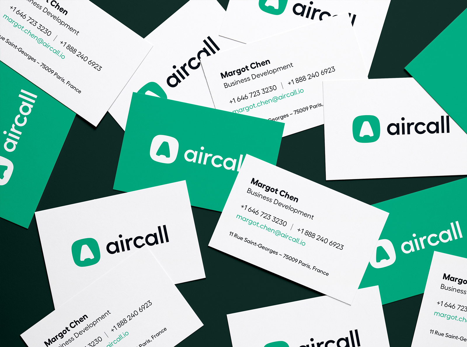 移动即时通讯Aircall品牌启用全新的标志和视觉VI系统-深圳VI设计4
