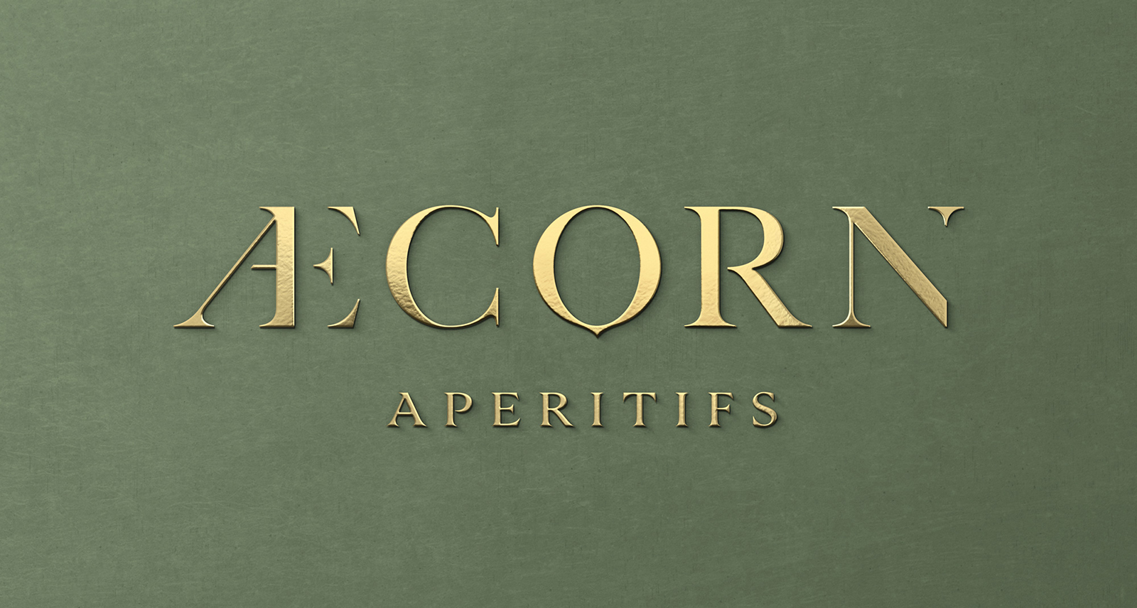 Æcorn Aperitifs 开胃酒品牌启动全新的品牌logo和包装设计！-深圳VI设计