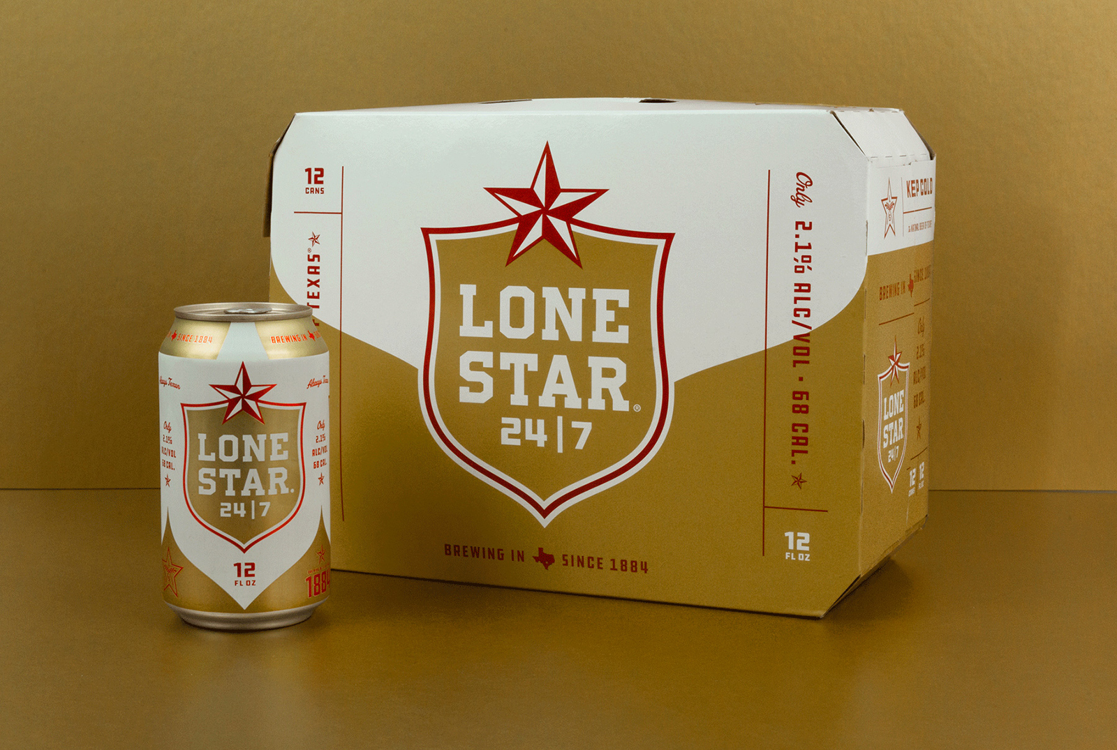  Lone Star孤星啤酒品牌更新全新的品牌VI视觉和包装设计-深圳VI设计