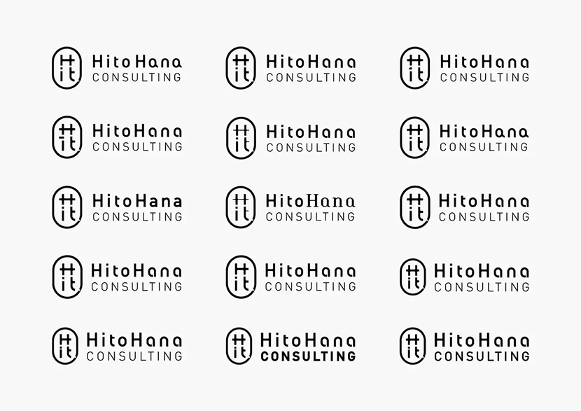 VI設計公司分享日本咨詢公司 Hitohana Consulting 全新的品牌LOGO-深圳VI設計公司